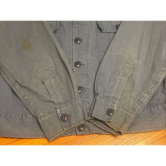 Vintage 50s Size 44 Voisinet Adelmans Chain Sitch Sanforized Union Chore Jacket - Picture 9 of 13